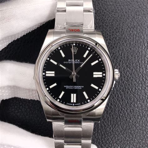 fake oyster perpetual rolex black face|rolex oyster perpetual 41 black.